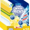 Witte Reus Kracht Actief Toiletblok - Citrus - WC Blokjes Voordeelverpakking - 10 Stuks