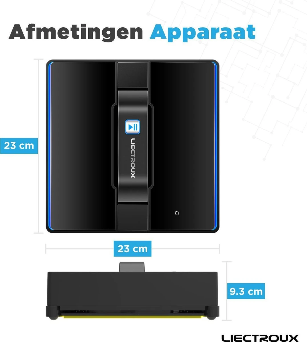 Liectroux® Robot Ruitenreiniger Met App Bediening – Ramen Wassen – Ramenwisser – Ramenwasser – Glasreiniger - Afbeelding 10