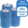 RevoBrush 28x Ocean Breeze Foaming Pads Navulling - WC Borstel Met Houder Vrijstaand