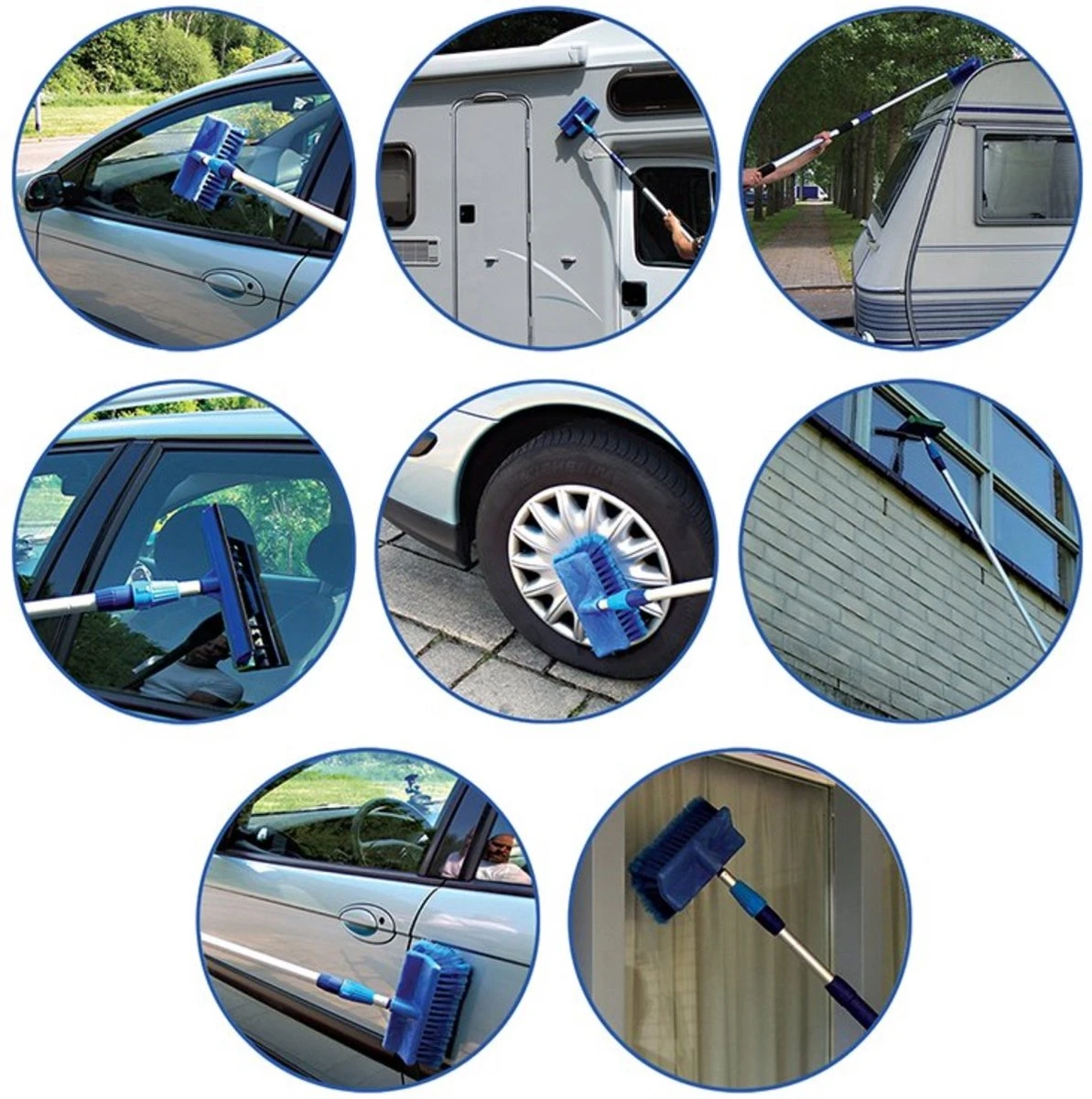 PROPLUS Pro Plus Wasborstel - Heavy Duty - Telescopische Steel - Uitschuifbaar Tot 3 Meter - Afbeelding 11