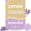 Zense Eco Wasmiddel Wasstrips - 72 Grote Wasbeurten - Lavendel - Wasmiddeldoekjes