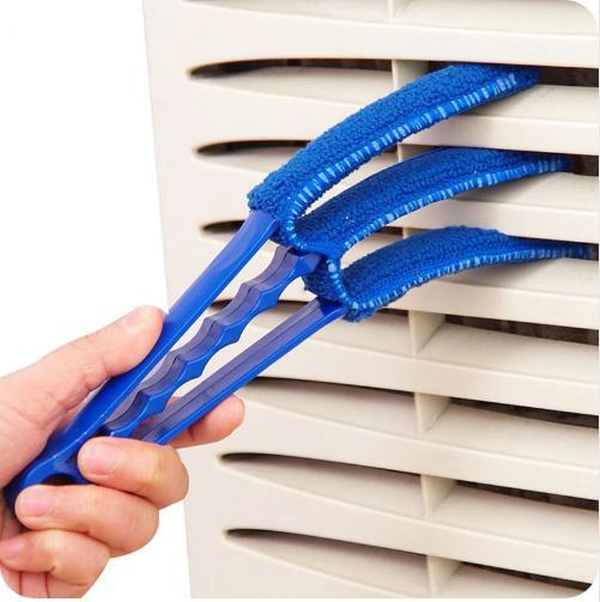 Multi-functionele Jaloezie Reiniger – Lamellen Borstel – Rooster Reiniger Blauw - Afbeelding 4