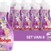 Robijn Creations Paarse Orchidee & Bosbessen Wasverzachter - 8 X 30 Wasbeurten - Voordeelverpakking