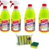 Dasty Ontvetter Pack: 2x Spuitfles + 2x Navulling + GRATIS Set Van 5x Schuursponzen En 1x Schoonmaakhandschoenen