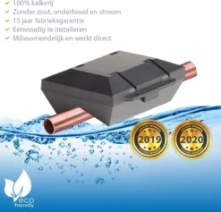 Waterontharder Alternatief: AlpinPro® Antikalksysteem Black Edition - Voor Alle Koper Waterleidingen (magneet Waterleiding) ☆ Hét Waterontharder Alternatief - Antikalk - Kalkaanslag - Magnetisch - > 20.000 Gauss / 2.0 Tesla