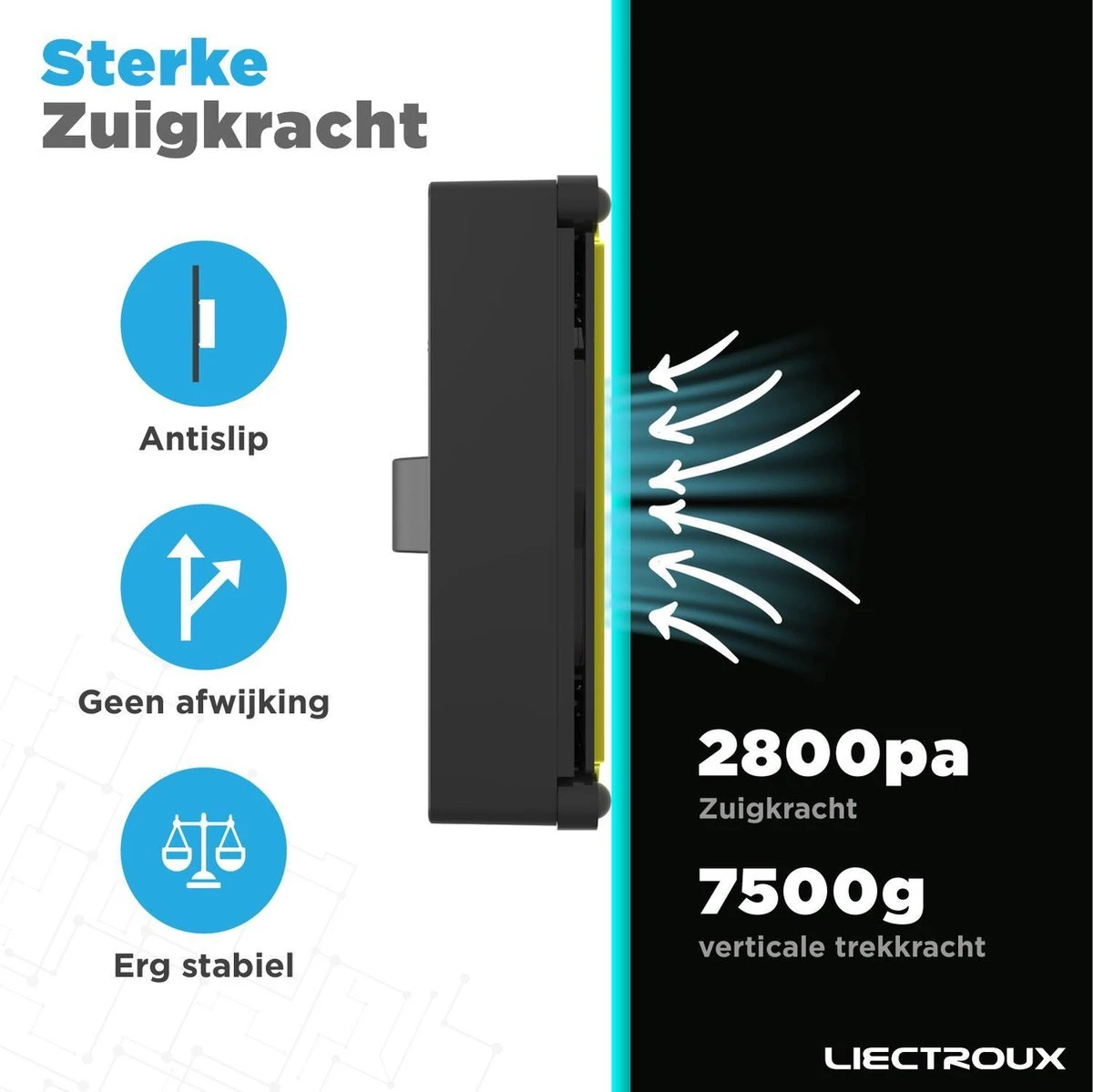 Liectroux® Robot Ruitenreiniger Met App Bediening – Ramen Wassen – Ramenwisser – Ramenwasser – Glasreiniger - Afbeelding 3