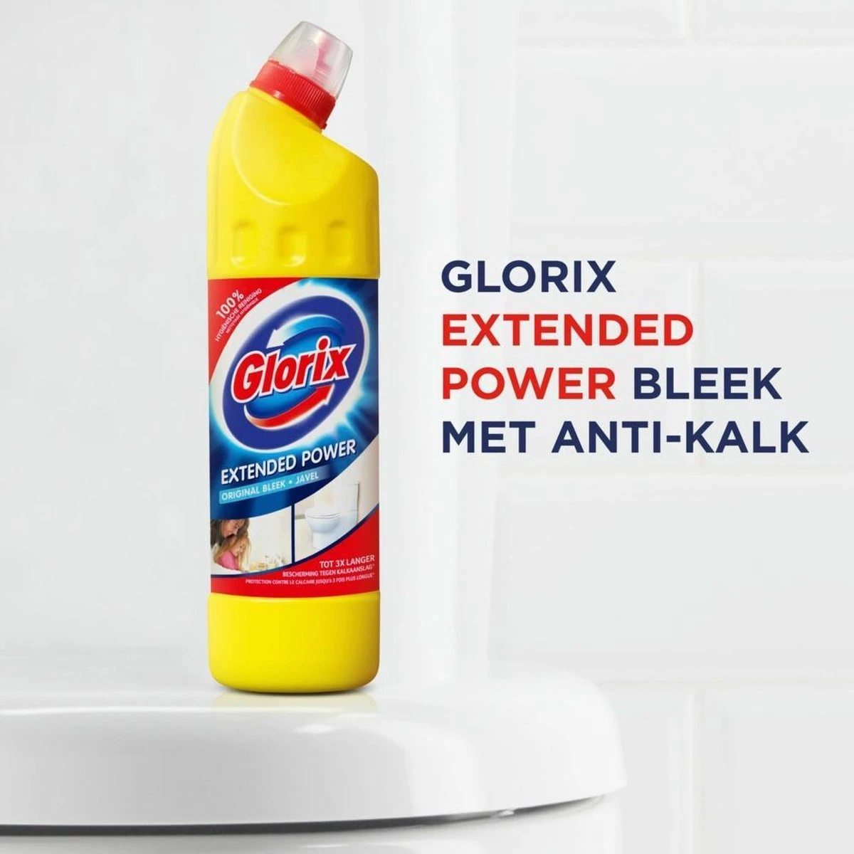 8x Glorix Bleek Original 750 Ml - Afbeelding 3