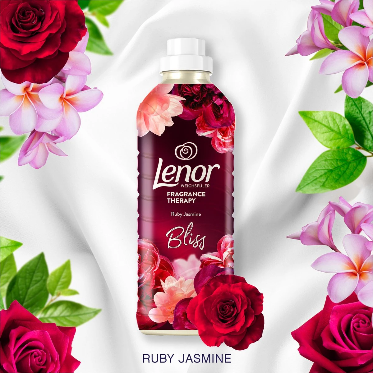 Lenor - Jasmijn En Rose De Mai - Wasverzachter - 12 X 41 Wasbeurten Voordeelverpakking - Afbeelding 4