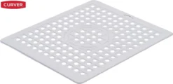 Curver Gootsteenmat Rechthoekig - 26x32x1 Cm - Wit
