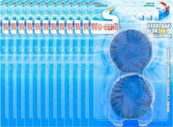 WC Eend Stortbakblok Blauw - 12x 2x50 Gram - Voordeelverpakking