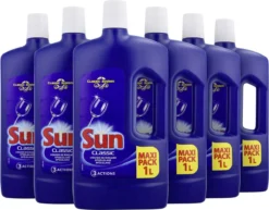 SUN® Sun Vaatwas Spoelglans - 6 X 1 L - Voordeelverpakking