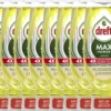 Dreft MaxPower - Lemon - Vloeibaar Afwasmiddel - Voordeelverpakking 8 X 640 Ml