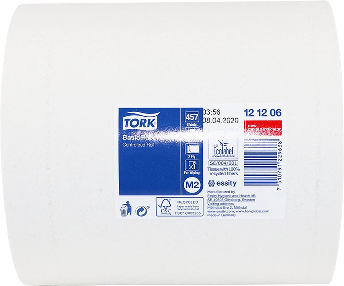 Poetsrol Tork M2 121206 2-laags - 20cm X 160m - 6 Rollen - Afbeelding 12