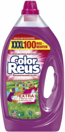 2x Witte Reus Vloeibaar Wasmiddel Color Reus 5 Liter