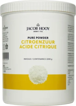 Jacob Hooy Citroenzuur Meelkristal 1 Kg