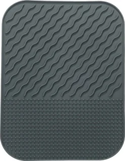 YUNICS® Afdruipmat - Afdruiprek - Vaat Afwas Droogmat - Pannenonderzetter - Hitte Bestendig - 34x27 Cm