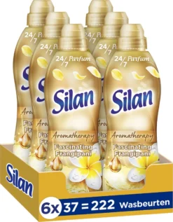 Silan Aroma Therapy Fascinating Frangipani Wasverzachter - 6 X 37 Wasbeurten - Voordeelverpakking
